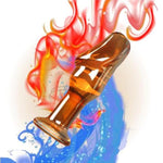 Crystal Glass Pleasure Wand for Anal and Vaginal Stimulation, Phallic-Shaped Dildo with G-Spot Stimulator