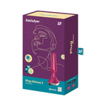 Plug-Ilicious 2 Connect App: Waterproof Plug Vibrator with Rechargeable Battery and Skin-Friendly Silicone