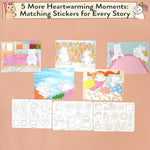 DIY Color Your Own Postcards for Kids with Storytelling Stickers, Ages 3-10+