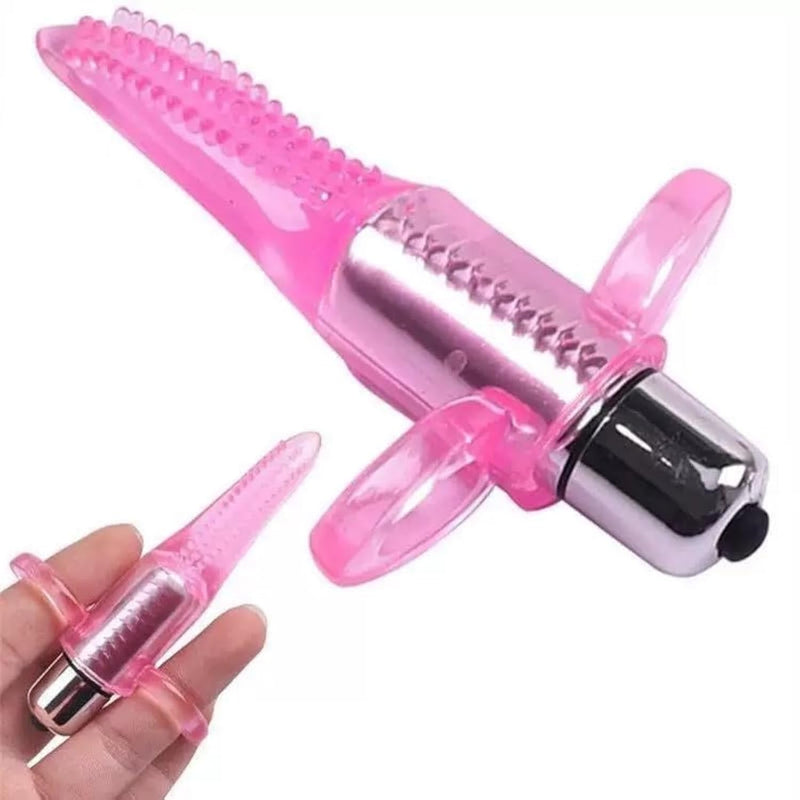 Powerful Adult Finger Vibrator For Women Finger Sleeve Adult Sex Toy Vagina Clitoral Massage Mini Vibrator Nipple G-Spot Stimulator Sexual Pleasure For Couples