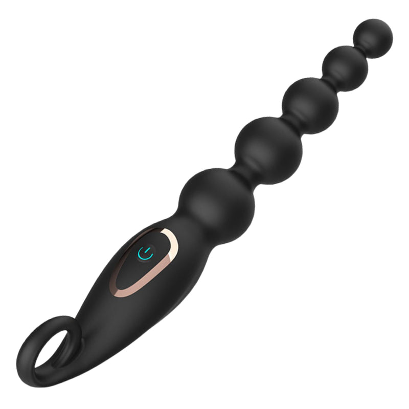 Vibrating Beads Butt Plug Prostate Massager Anal Vibrator With 7 Vibration Modes