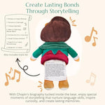 Chopin Plush Bear – Plays 40 Mins Of Classical Music, Educational & Soothing Interactive Teddy Bear For Babies & Toddlers, Ideal