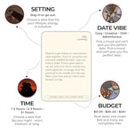 52 Date Night Ideas For Couples | Dopamine Date Card Game | 180 Cards, Conversation Starters, Activities And Challenges, Romantic Couples Gift, Relationship Game, Fun Game For Adults