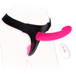 Vibrating Strap On Dildo - Strap On Harness Dildo Vibrator Sex Toys, Adjustable Elastic Waist Strapless Dildos Lesbian Sex Toys, Remote Control G Spot Wearable Vibrators Women Couples Adult Toys