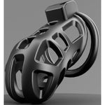 Black Male Metal Cock Chastity Cage - Large Chastity Device With 3 Sizes Rings And Invisible Lock For Man - Penis Exercise Bondage Gear - Accessories Adult Sex Toys - Male Chastity Device Cocks Cage