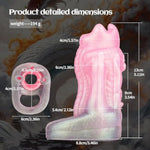 Dragon Monster Penis Sleeve Girth Enhancer For Men,Reusable Pennis Sleeve Girth Enhancer, Pennis Girth Sleeve Extender,Enhancer With Penis Ring For Sex,For Men Penis Enlarge Sex Toy