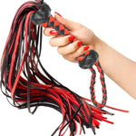 Sex Bdsm Whips, Bdsm Flogger Whip, 23 In Faux Leather Bdsm Whip, Bondage Whip Toys For Women Adult Couples