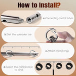 Spreader Bar Sex Toys With Wrist Ankle Neck Collar Restraint Kits Adjustable Ankle Cuffs Neck Collar Blindfold Tickler Bondage Gear Accessories Bondage Set Bdsm For Adult Couple