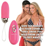 Turn Me On Rechargeable Bullet Vibrator With Wireless Remote Control, Internal G Spot Clitoral Stimulation Female Adult Sex Toys For Women & Couples, 36 Vibrating Speeds 3.5 In, Pink