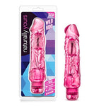 Wild Ride - 9" Long Soft Large 2" Thick Realistic Vibrating Dildo - Multi Speed Powerful Vibrator - Ipx7 Waterproof - Body Safe Materials - Adult Pleasure Sex Toy For Couples - Pink