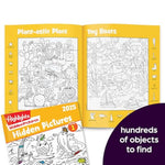 Highlights Hidden Pictures 2025 Activity Book Pack for Kids Ages 6 and Up, 4-Book Set of Travel-Friendly Screen Free Seek and Find Fun, Books Double as Coloring Books
