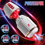 Male Masturbator Sex Toys For Men - Automatic Adult Toy Male Sex Toys,Penis Pump & Enlarger With 10 Powerful Suction & 10 Real Tongue Licking Blowjob Modes And Separable Design