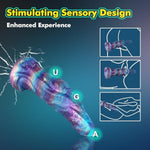 8" Fantasy Silicone G-Spot Dildo, Anal Dildo With Suction Cup, Beginner Colorful Knot Dildos For Woman Man Adult Sex Toy