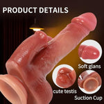 8.66In Silicone Thrusting Realistic Dildo Vibrator Sex Toys For G Spot Anal Heating Mode Remote Control With Suction Cup For Women Couple