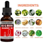 Bigman Men'S Herbal Massage Oil - Natural Botanical Blend For Skin & Comfort, 10Ml