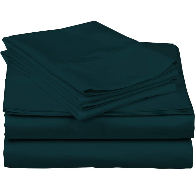 800 Thread Count 100% Long Staple Soft Egyptian Cotton Sheet Set, Queen Sheets