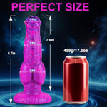 8.7 Inch Giant Monster Thick Horse Knot Dildo Anal Plug, Silicone Realistic Purple Fantasy Fantasy Dragon Dildo Wide With Suction Cup, Animal Dog Knot Extra Large Wolf Long Anal Dildo For Men Women