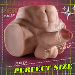 Male Sex Doll With Realistic Thick Dildo And Testis Male Masturbator Torso Butt With Tight Anal Hole Unisex Sex Toy For Gay Men Couples Masturbation 7.7 Lb Adult Realistic Sex Dolls