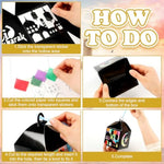 24 Set Eid Mubarak Suncatcher Craft Kit, DIY Ramadan Lantern Decorations for Kids