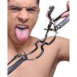 Jennings Hinge And Ratchet Wide Mouth Gag With Adjustable Strap