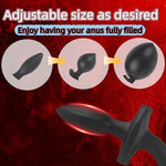 Inflatable Anal Plug Puppy Tail Plug with Adjustable Tail Butt Plug