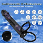 Anal Couples Male Adult Sex Toys?Anal Plug With Vibrating Cock Ring Strap On Anal Dildo Vibrating Anal Butt Plug 10 Vibrations Double Dildo Adult Sex Toys For Men And Couples