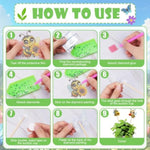 10 Pcs Bees Diamond Painting Kits for Garden Decor, Adult Crafts, Flag Stakes Diamond Art Kits