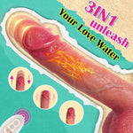 Thrusting Dildo Vibrator Sex Toys - Realistic Dildos Thrusting Vibrator With Remote & Heated, Consoladores, Vibrator Adult Toys, Suction Cup Anal Thick Dildo For Men, Juguetes Sexuales