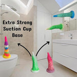 Tentacle Octopus Dildo Monster Adult Fantasy Sex Toy with Suction Cup, Base, Big Anal Dildo, Prostate Massager Plug, Hands Free Play, Colorful Sex Toy for Beginners (Pink)