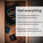 Selection Non-Latex Condoms, Excitation Condoms - Polyisoprene Material, Extra Sensitive, 36 Count Total