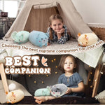 8 Inch Plush Toys Set 4 Pcs Stuffed Animals Cartoon Soft Plushies Plush Hugging Cute Pillow Kawaii Toy Gifts Cuddly Decoration For Bedding Sleeping (Vivid Style)