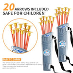 Bow And Arrow Set For Kids - Archery Toy Set - Led Light Up With Suction Cup Arrows, Target & Quiver, Indoor And Outdoor Toys For Children Boys Girls