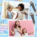 16 Pack Fake Toy Microphones Set, Plastic Microphone Props For Kids' Karaoke Stage Costume Role, 5.7 Inches Tall