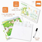 Educational Toy for Preschoolers: Draw and Trace Numbers for Girls and Boys Aged 3-6