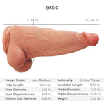 Extra Large Silicone Fisting Dildo with Strong Suction Cup, 3-Inch Diameter, 10-Inch Length, Realistic and Tapered Design for Adult Use