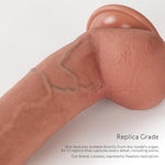 14 Inch Long Realistic Silicone Dildo with Strong Suction Cup, Sex Toy for Adults