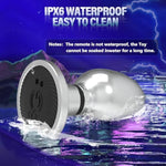 Electric Shock Vibrating Butt Plug, Estim Metal Anal Plug Men Male Prostate Massager Anal Sex Toys With 10 Vibrating & 6 Electric Shock Modes, Remote Control