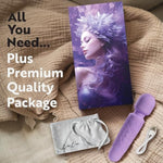 LuLu Vibrator, Vibrators, Womens Sex Toys, Female Sex Toy, Vibrater, Mini Vibrator Wand, Sexy Toys, Sexual Pleasure Tools for Women, Sextoy, Wand Vibrator - Amethyst