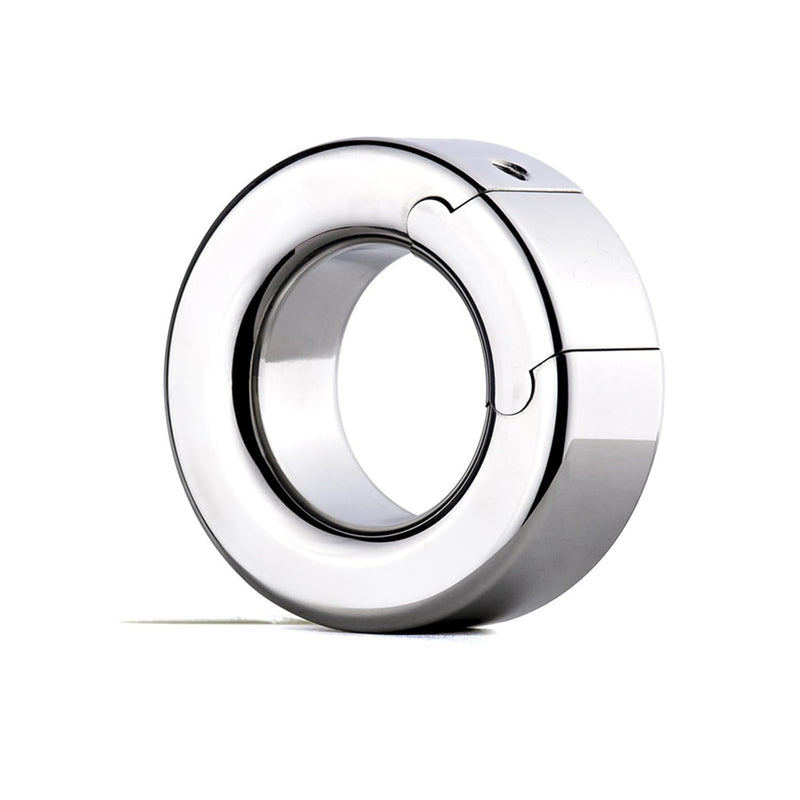Stainless Steel Male Cock Ring Exercise Massager Weight Bearing Ring Bdsm Penis Cock Ring