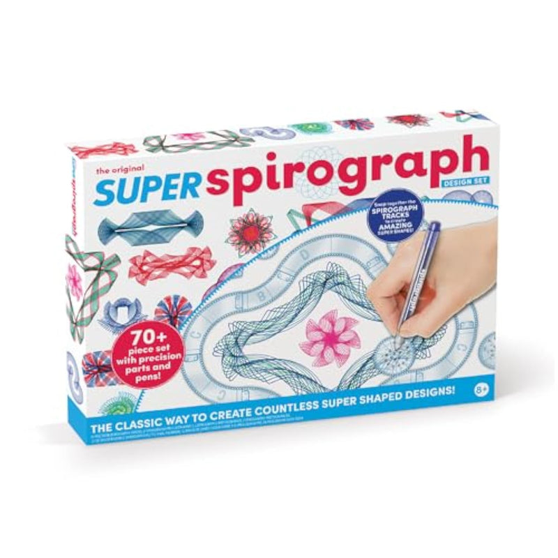 Classic Gear Design Art Kit with Spiro-Tracks, Storage Case & Design Sheet, Ages 8+