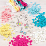 Heishi Bead Bracelet Making Kit for Girls, DIY Friendship Bracelets with Beads & Charms