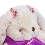 2020 Holiday Plush Bunny Rabbit Stuffed Animal Soft Toys Cuddly Dolls Best Gifts 12-Inch (Purple)