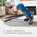Multi-Functional Weight Bench For Full All-In-One Body Workout – Adjustable Workout Bench Press For Home Gym, Fitness Equipment For Back Hyperextension, Roman Chair Exercise, Sit Up