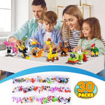 30 Pack Party Favors For Kids, 750 Pcs Animals Building Block Toy For Goodie Bag Stuffers, Toy Set For Classroom Student Prizes Easter Children'S Day Birthday Gift For Boys Girls Ages 6-12+