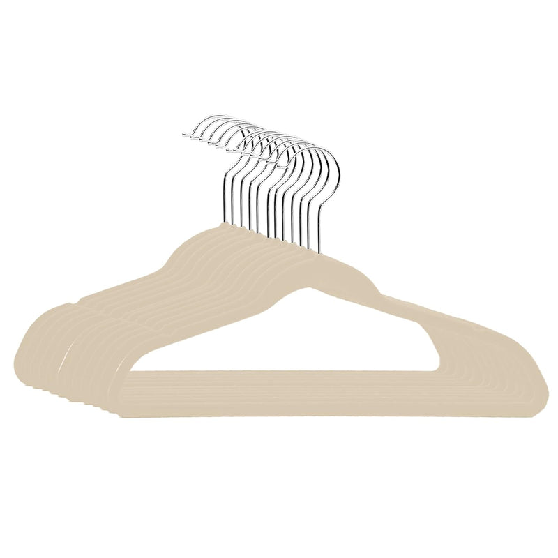 Children’S 10 Pk Velvet Hangers | Dimensions : 13.78" W X 8.46" H | Durable Plas