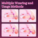 Vibrating Cock Ring For Men Delay Ejaculation, Disposable Penis Ring Vibrator Male Erection Enhancing Rings Trainer, Testicle Clitoral Stimulator Sex Toys For Couples Pleasure, 2 Packs