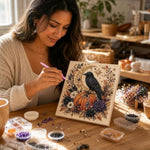 Halloween Ghost Pearl Art Kit, 3D Diamond Painting Craft for Adults