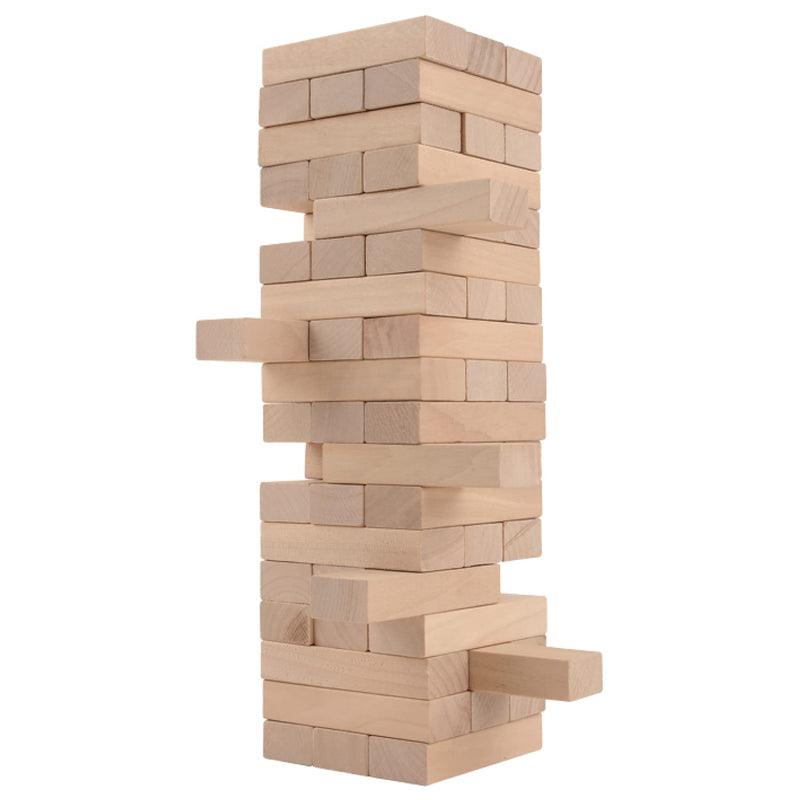 Timber Tower Wood Block Stacking Game Original Edition (48 Pieces)