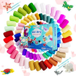 Air Dry Clay 102 Colors Modeling Clay for Kids DIY Magic Clay Set