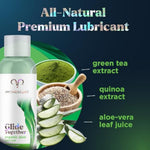 Premium Aloe Vera Lubricant Gel for Couples - Long Lasting Water Based Lube 4 Oz